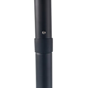 Billy Fresh 3m Midnight Aluminium Umbrella - Black with White Trim